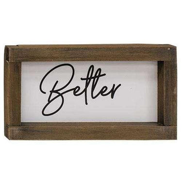 2/Set, Better Together Duo Framed Signs - The Fox Decor